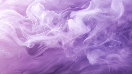 A refined lilac background softly transitions into a polished surface, with wispy, delicate smoke adding an ethereal touch.