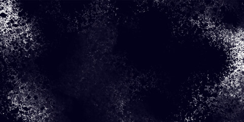 Blue background made by texture of ice on metal surface. They look like a lot of irregular dots. Dark blue bokeh glitter texture backgrounds. Blue metallic foil paper texture decor background.