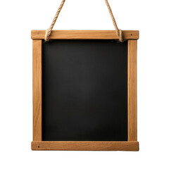 A rustic chalkboard with a wooden frame, ideal for creative writing, menu display, or artistic projects. transparent background watercolor style