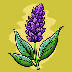 vector illustration of a flower