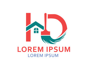 Home DECOR HD letter logo vector