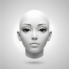 3d rendered illustration of a head