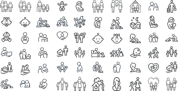 FAMILY EDITABLE ICON 