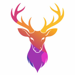 deer head vector illustration