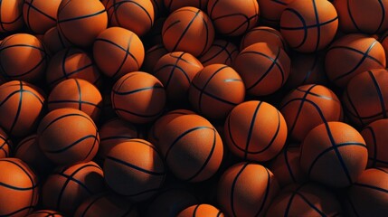 Obraz premium Orange Basketballs