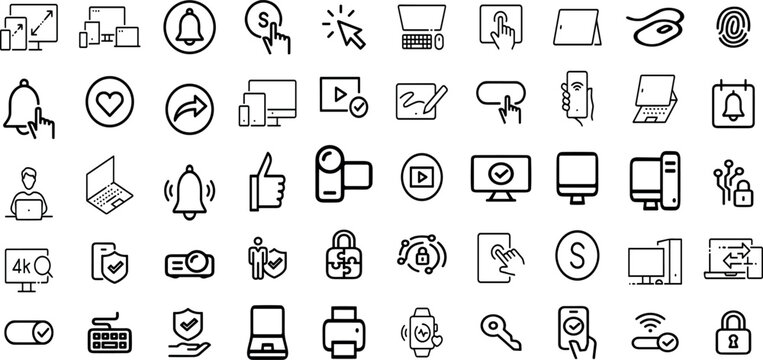 INTERNET EDITABLE ICON SET 