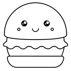 burger coloring page, burger outline, burger illustration, cartoon burger, kids coloring page, burger sketch, realistic burger, burger silhouette, burger design, burger clipart, burger vector, burger 
