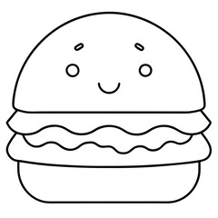 burger coloring page, burger outline, burger illustration, cartoon burger, kids coloring page, burger sketch, realistic burger, burger silhouette, burger design, burger clipart, burger vector, burger 