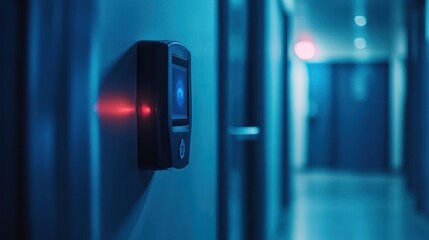 Security System in Office Hallway