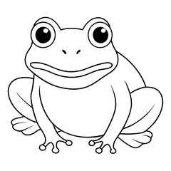 frog coloring page, frog outline, frog illustration, cartoon frog, kids coloring page, frog sketch, jumping frog, cute frog, frog on lily pad, frog and pond, realistic frog, frog with crown, tree frog