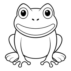 frog coloring page, frog outline, frog illustration, cartoon frog, kids coloring page, frog sketch, jumping frog, cute frog, frog on lily pad, frog and pond, realistic frog, frog with crown, tree frog