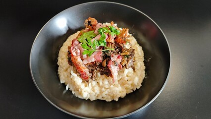 Fait maison - Risotto aux champignons