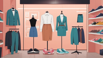 clothing and shoe stores