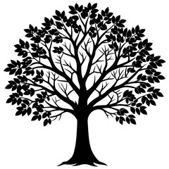 tree silhouette vector