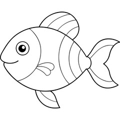 fish isolated on white