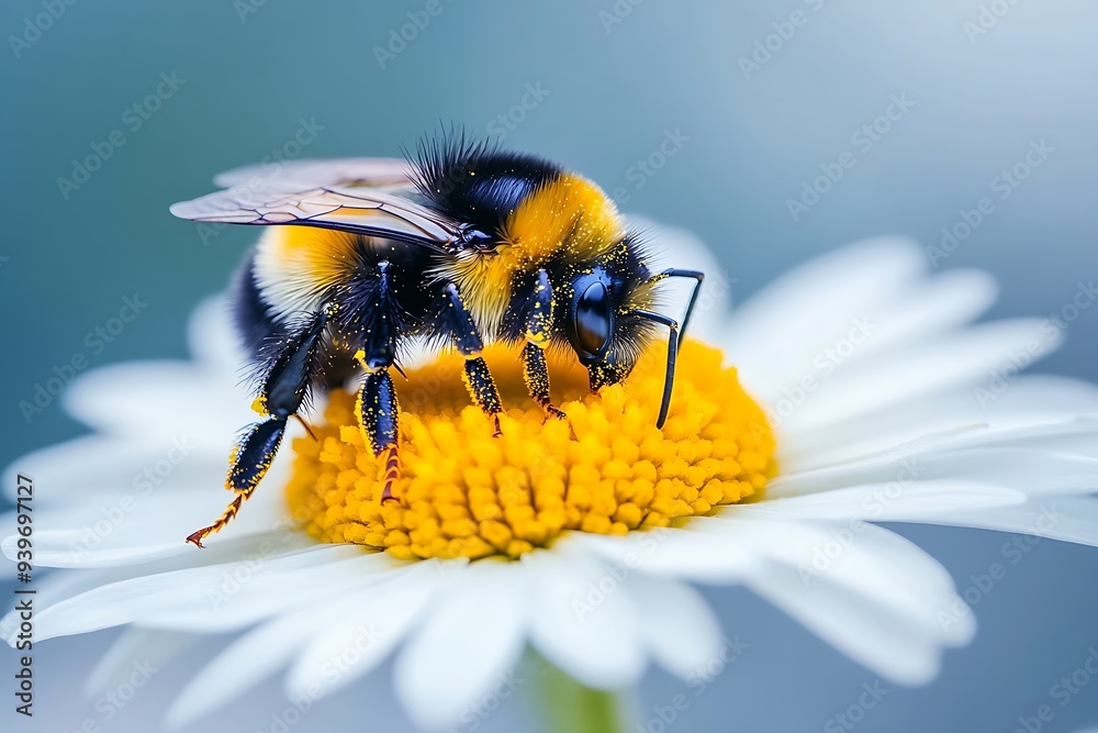 Canvas Prints bee on flower