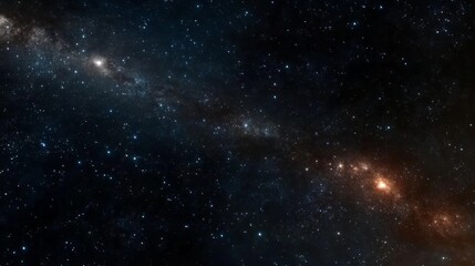 A vast expanse of the night sky, filled with countless stars and distant galaxies, creating a breathtaking view of the cosmos