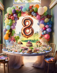8th birthday party 