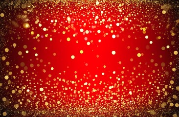 Red glitter lights background. defocused.