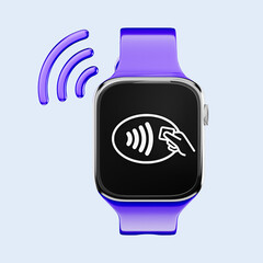 Apple Pay is a mobile payment and digital wallet service by Apple Inc. Smart Watch. NFC payment, smartwatch payment