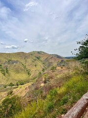Naklejka premium path in the mountains