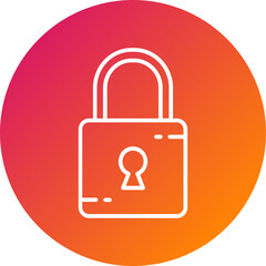 Padlock Vector Icon