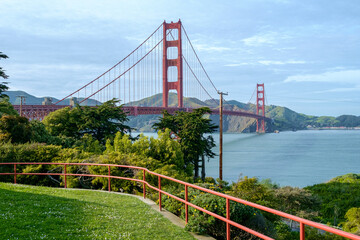 Golden Gate Bridge Spans the Bay
