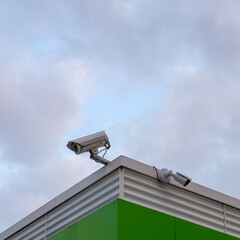 Surveillance Cameras on Roof