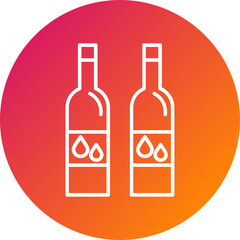 Wine Bottle Vector Icon