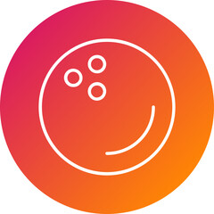 Bowling Ball Vector Icon