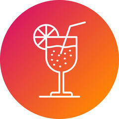 Lemon Juice Vector Icon