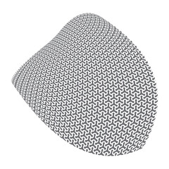 Abstract geometric pattern by stripes, lines. A seamless background. Gray and white texture
