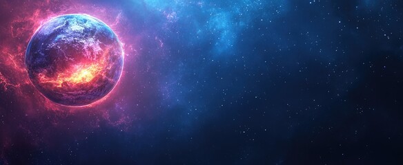 Obraz premium Ozone Shield: Earth's Atmosphere Protected for Future Generations