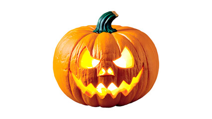 Obraz premium jack o'lantern isolated on transparent background