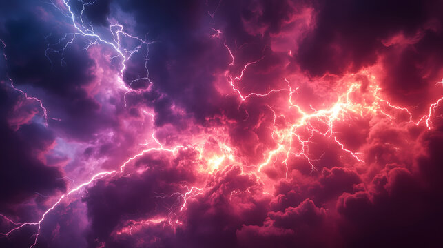 Rayo iluminando el cielo oscuro durante una tormenta