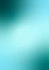 Bright turquoise abstract gradient background. Background for design, print and graphic resources. Design: flyers, business cards, banners, packaging.
