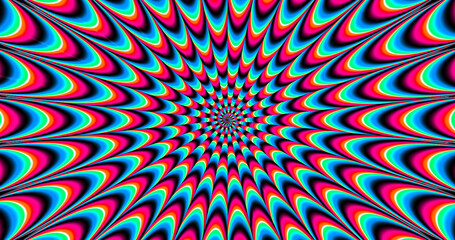 Trippy seamless pattern