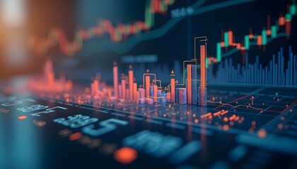 Business finance and investment, Analyze economic growth charts for informed business finance decisions and financial decision-making. Stock Market report, Strategy, Data Collection, Forecasting