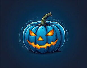 Halloween pumpkin design for t-shirt 