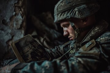 Fototapeta premium Ukrainian people enduring war's pain and loss, reflecting fear, hope, and resilience.