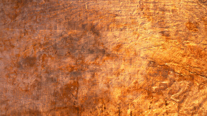 Shining copper metal texture background with scratches and wear, perfect for design projects