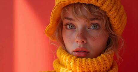 portrait of a child in a hat