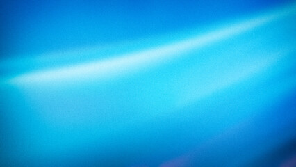 Fototapeta premium A fresh 4K grainy gradient background featuring vibrant shades of blue. Ideal for creating cool, tranquil wallpapers, banners, and digital backdrops with a smooth, flowing blur effect