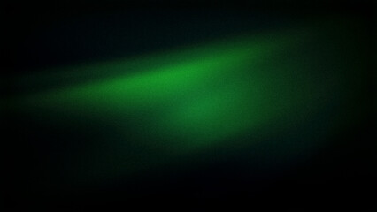 A dark 4K grainy gradient background with deep green hues fading into black. Perfect for creating moody, atmospheric wallpapers, banners, and digital backdrops with a smooth blur