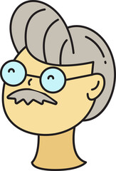 Old Man Character Icon