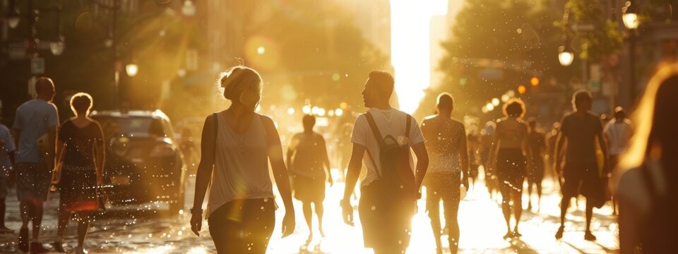 Summer sizzle - navigating high air temperatures with water as a key cooling method, providing practical solutions to beat the heat and stay refreshed amidst scorching summer days.