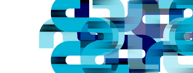 Dynamic waves, flowing lines, stripes vector geometric elements minimal pattern. Vector Illustration For Wallpaper, Banner, Background, Card, Book Illustration, landing page