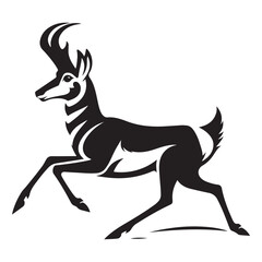 Antelope logo design, Antelope Vector Art And Graphics