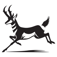 Fototapeta premium Antelope logo design, Antelope Vector Art And Graphics