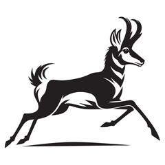 Antelope logo design, Antelope Vector Art And Graphics